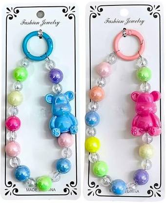 Tera13 Teddy Bear Phone Pendant Wrist Bracelet Holder Phone Charms Phone Charm