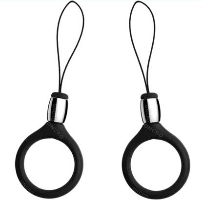 ONCRO Soft Silicone Round charm Keychain Finger Ring for Mobile Phones holder Hanging Phone Charm