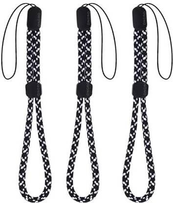 ONCRO Nylon Adjustable hand wrist hanging lanyard strap thread holder string cord grip Phone Charm