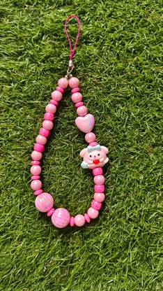Artistry craft High quality Imported Beads Phone Charm/String Phone Charm