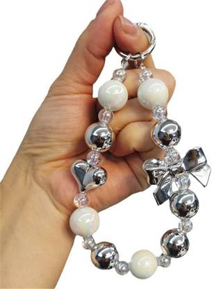 Nilzone High quality Imported Beads Mobile Charm /mobile chain/mobile string/bagcharm Phone Charm