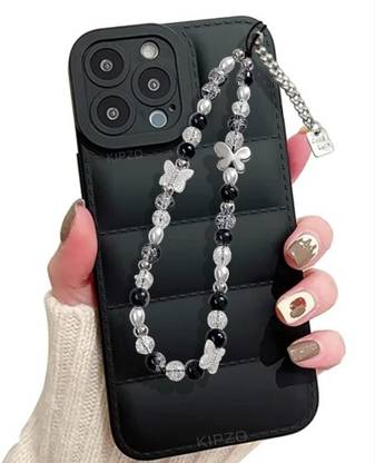 KIPZO Butterfly beads phone charms aesthetic cover string hanging jewellery good luck Phone Charm