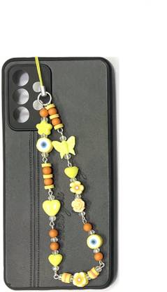Heddz Acrylic Heart & Butterfly Beads Chain Phone Charm