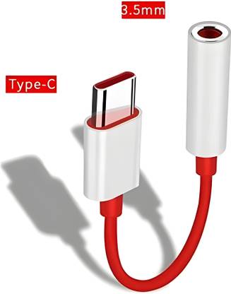 ad traders Red Type C headphone connector Phone Converter