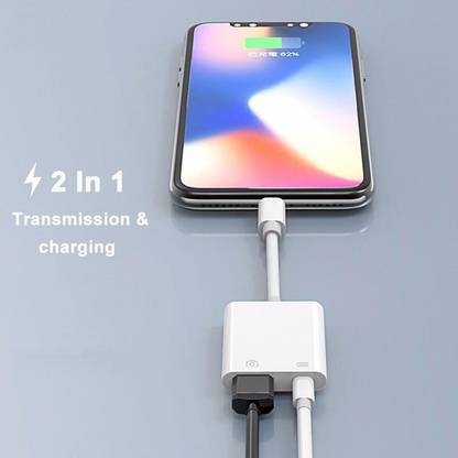 ASTOUND White Lightning to 3.5mm Headphones Dongle Jack Adapter for iPhone Phone Converter