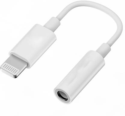 Eewe White Lightning to AUX Audio Adapter | 3.5mm Cable Converter for Devices Phone Converter