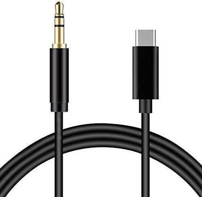 C & E Black, Red, Gold, Orange USB C to 3.5mm Aux Audio Cable, Type C to 3.5mm Aux Cord Phone Converter