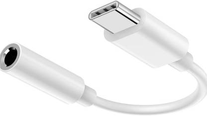 Relix white,usb C to Headphone Jack adapter |Hi-Res DAC Stereo Aux Converter Dongle| usb c type audio jack Phone Converter