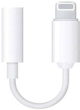 Eewe White Lightning to Headset Jack | 3.5mm AUX Adapter for Audio Devices Phone Converter
