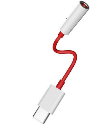 RECTITUDE Red Type C to 3.5mm Headphone Jack Adapter, Hi-Res Sound Quality, USB C to 3.5mm Phone Converter