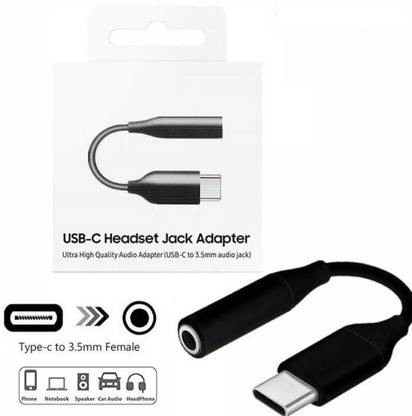 Ailkin for Galaxy S22 S21 S20 Ultra/Plus Note 20/10/S10/S9 & all Type C Devices Samsung USB-C to 3.5mm Headphone Jack Adapter for Samsung Galaxy Mobile Phone Phone Converter