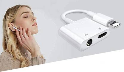 ASTOUND White Lightning to 3.5mm Dongle Jack Adapter for iPhone Phone Converter