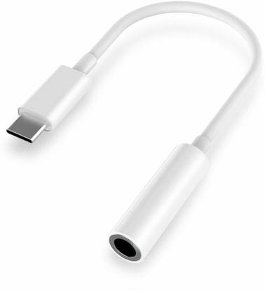 HW HELLO WORLD White Type-C to 3.5 MM Audio Jack Adapter Converter for CDLA Type Phone Converter