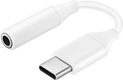 Oppo White Type C to 3.5 mm Audio Jack EarPhone Converter Connector Phone Converter