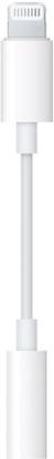 UBRONIK White Phone Audio Connector 3.5mm Jack to Lightning Male Phone Converter