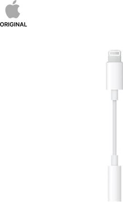 Apple White MMX62ZM/A Lightning to 3.5 mm Phone Converter  (Android, iOS)