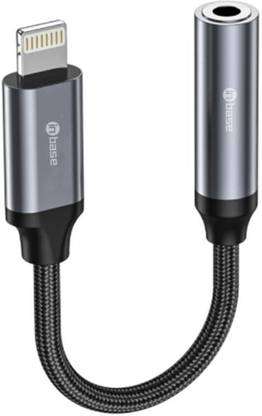 Inbase Black Aux Cable Lightning 3.5 mm to 1.5 Meter Phone Converter