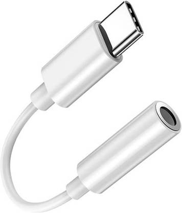 Pacificdeals White Type C to 3.5 mm Jack For Vivo Phone Converter