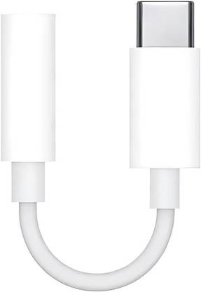 ELECOVER White Type C to 3.5 mm Audio Jack Connector with DAC Headphone Converter Phone Converter