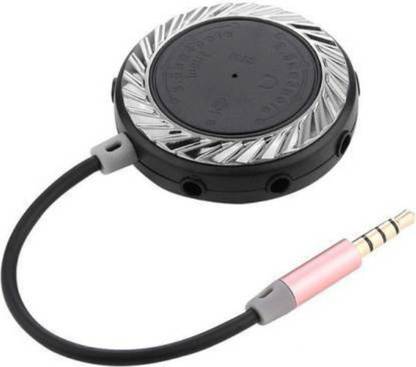Iris Grape Black ® 3.5MM Jack 9-Way Multi Earphone Headphone Mike Splitter Phone Laptop Audio Phone Converter