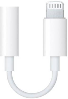 CasinoRetail White Lightning Headphone Jack Adapter Connector Music Control J55 Phone Converter