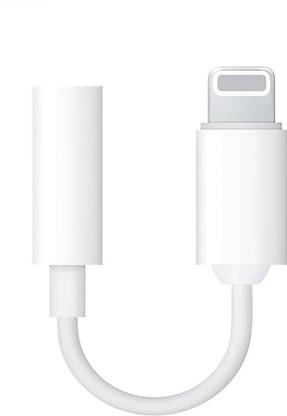 nikolve White Lightning to 3.5mm Headphone Audio Jack Adapter for i-phone Connector Phone Converter