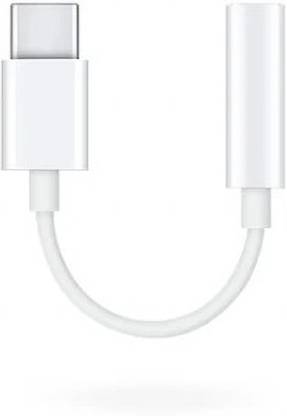 Ekon White USB Type C to 3.5 mm Jack Connector Adapter For IQOO Phone Converter