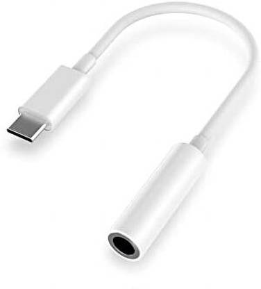 Pacificdeals White Type C Connector Audio Jack For Vivo Phone Converter