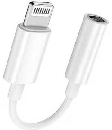 Velmi White Lightning to 3.5mm Adapter – Enjoy Music with Wired Headphones Phone Converter