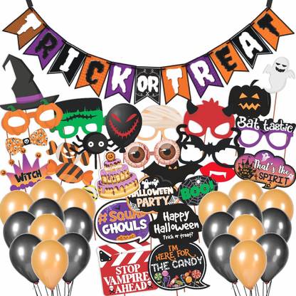 Wobbox Halloween Props, Halloween Banner, Happy Halloween decorations (FP2363) Photo Booth Board