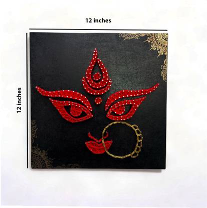 Gurujitraders MATA RANI BEST THERD WORK HOME DECOR Photo Booth Board