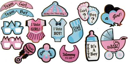 Party Pack Baby Shower Party Photobooth Props for Baby Shower Function Jalwa Photo Booth Board