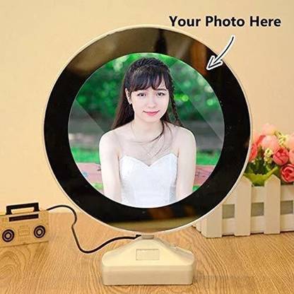 CASEMANTRA Magic Mirror Photo Frame 8 inch 3D