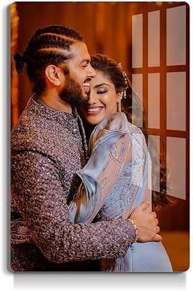 inventoo Customised/Personalized Clear Acrylic Wall Mount Frameless Picture Photo Frame 8 inch Acralic Photo Frame 8*12, Send Photo on 8989650192 and call for any details)
