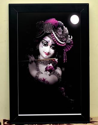 SAROYALMART Krishna 8x12 Size Aluminium LED Light Photo Frame 12 inch DIGITAL LED PANEL