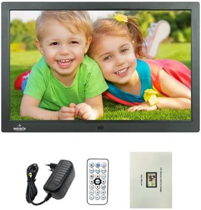 Miracle Digital 17'' Inch HDMI Digital Photo Frame with Photos Slideshow, Video & Audio Support 17 inch Digital Picture Frame, 2 GB RAM, Mirror Glass Finish
