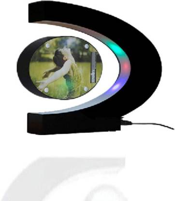 prisma collection Magnetic Levitation Floating Self Levitating Photo Picture Frame with LED Light 4.5 inch Frame with LED Light