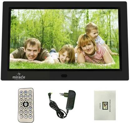 Miracle Digital 10inch Multi-Functional Digtal Media Photo Frame with LED Blacklight, Supports SD/MMC, USB DIsk Card/AUX/DC 10 inch LCD