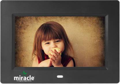 Miracle Digital Multi-Functional Digital Media Photo Frame,Supports, SD/MMC,USB-Disk Card/AUX/DC 7 inch LCD
