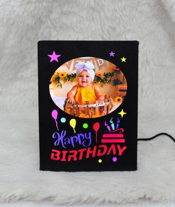 NITESH 6x8 Happy Birthday 7 inch LED photo Frame