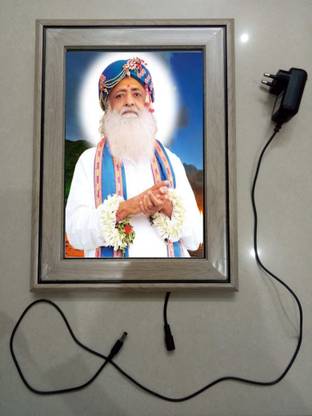 ANSHUL INTERNET , ASHARAM BAPU 15.5 inch LED PHOTO FRAME