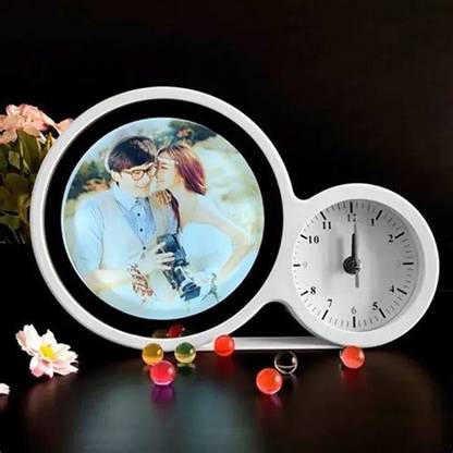 KashyapCreative Personalized Magic Mirror With Watch Photo Frame 2 inch MAGIC MIRROR