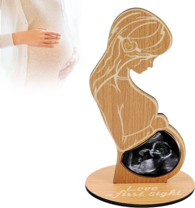 Ofifo Creative Wooden Baby Ultrasound Photo Frame Gift 20x12cm 20 inch  Photo Frame