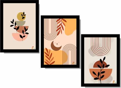 Printality Living Room Home Décor Photo Frames Combo Of 3 (Design 7) 24 inch  Photo Frame