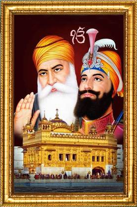 JASHVIRA Baba Nanak 05 12 inch No Glass Use