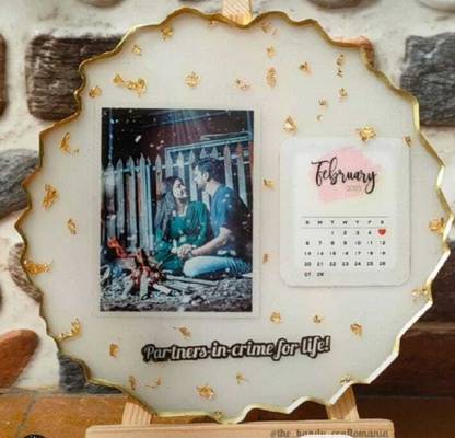 Brightfashion new Stylish resin art photo frame in couple 12 inch resin art photo frame