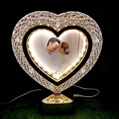 Amzing Printdesign Moon Light Photo Frame 10 inch RoundLed Photo
