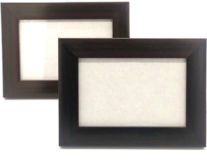 Master Piece Crafts Set Of 2 Wooden Photo Frame with Resin Work On Top, Photo Frame with Stand 8 inch Single Picture Frame