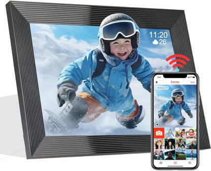 Star Miracle Frameo 10.1 inch Wi-Fi Smart Digital Photo Frame 10.1 inch Touch Screen Digital Picture Frame, Cloud Sharing, Auto-Rotate, - Perfect for Gifting