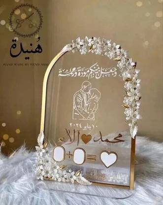 inventoo Couple Thumb Impression Gift | Wedding Thumb Print Gift | Anniversary 12 inch Wedding Thumb Print